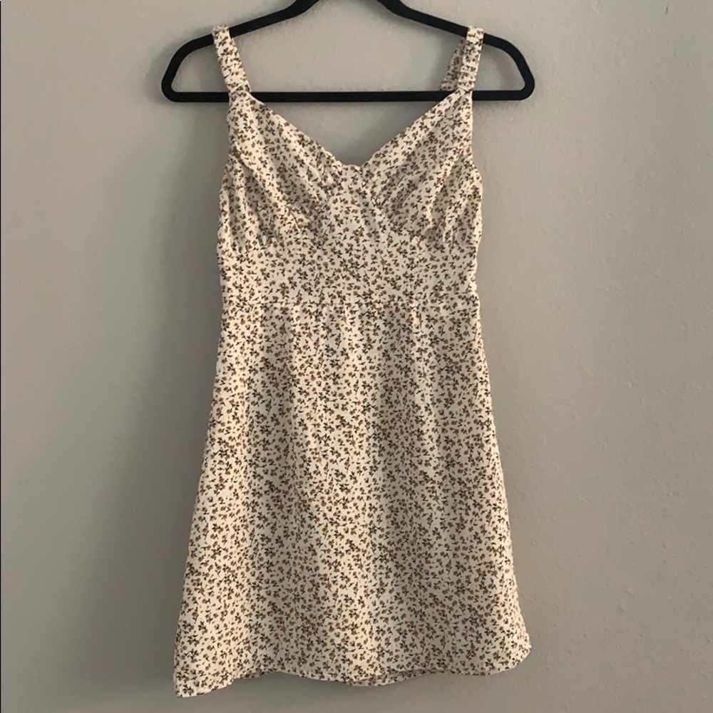 Mini floral summer dress